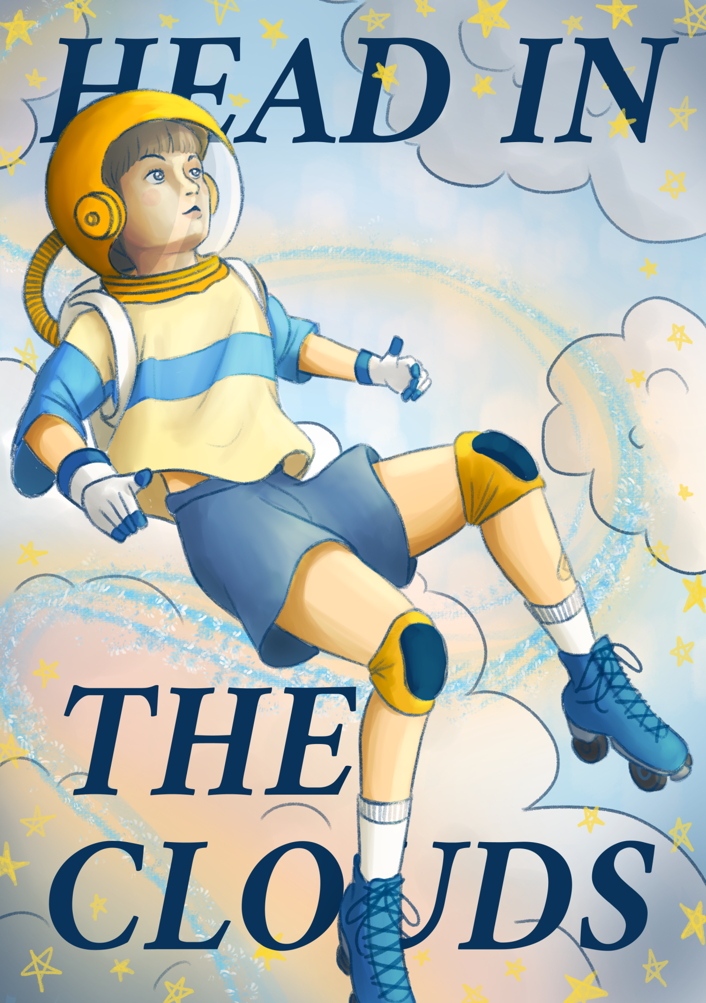 Print A5 - Head in the clouds