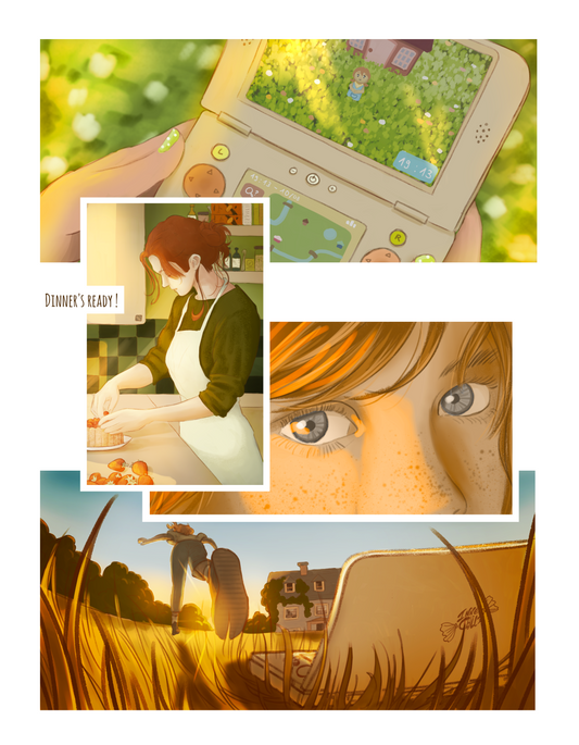 Print A3 - Summertime videogames