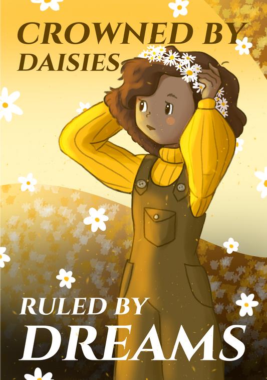 Print A5 - Crowned by daisies