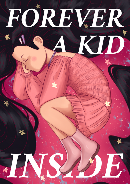 Print A5 - Forever a kid inside
